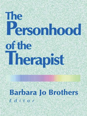 cover image of The Personhood of the Therapist